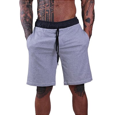 Bermuda Masculina Moletinho MXD Conceito Mescla Claro