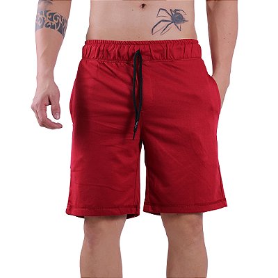 Bermuda Masculina Moletinho MXD Conceito Vermelha