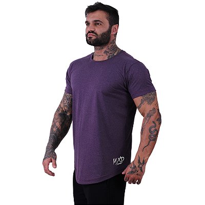 Camiseta Longline Masculina Estampa Lateral Logo MXD Conceito
