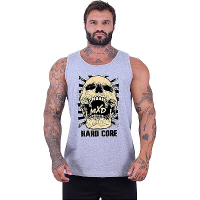 Regata Clássica Tradicional Masculina MXD Conceito Hardcore Skull