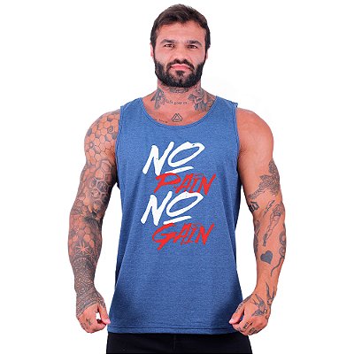 Regata Clássica Tradicional Masculina MXD Conceito No Pain No Gain