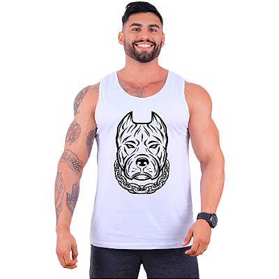 Regata Clássica Tradicional Masculina MXD Conceito Pitbull Gangster