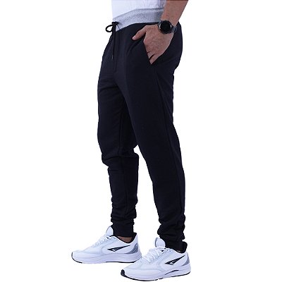 Calça Masculina Moletom MXD Conceito Preto