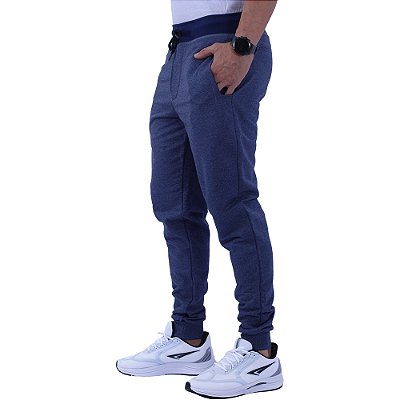Calça Masculina Moletom MXD Conceito Fibra Marinho