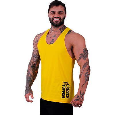 Regata Cavada Estampa Lateral Masculina MXD Conceito Esmaga que Cresce Style