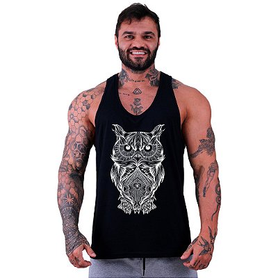 Regata Cavada Masculina MXD Conceito Coruja