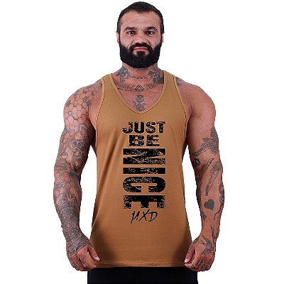 Regata Cavada Masculina MXD Conceito Just Be Nice Apenas Seja Legal