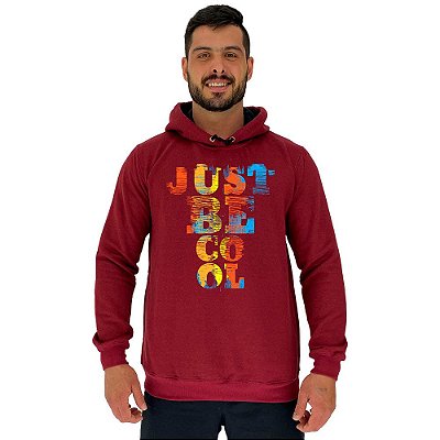 Blusa Moletom Masculino MXD Conceito Com Touca Just Be Cool