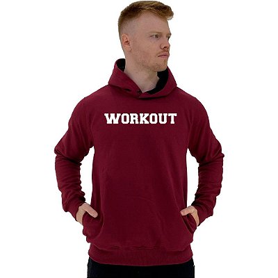 Blusa Moletom Masculino MXD Conceito Com Touca Workout