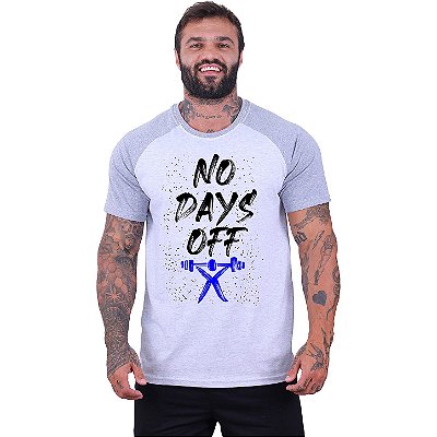 Camiseta Tradicional Masculina Manga Curta MXD Conceito No Days Off