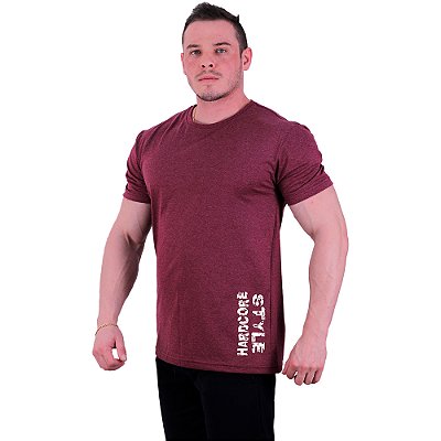 Camiseta Tradicional Masculina MXD Conceito Estampa Lateral Hardcore Style