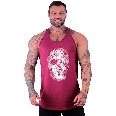 Regata Longline Masculina MXD Conceito Caveira Florestal