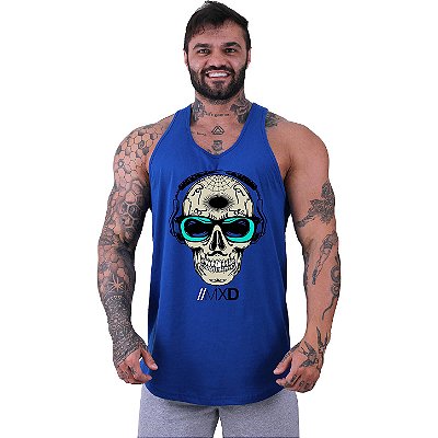 Regata Longline Masculina MXD Conceito Caveira Popstar