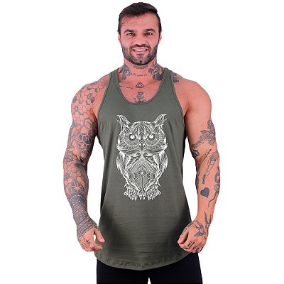 Regata Longline Masculina MXD Conceito Coruja