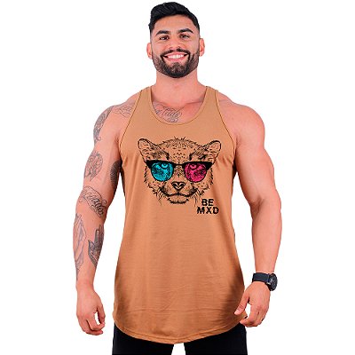 Regata Longline Masculina MXD Conceito Leopardo de Óculos