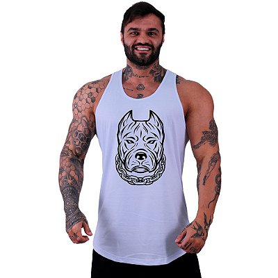 Regata Longline Masculina MXD Conceito Pitbull Mau