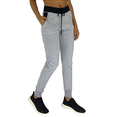 Calça Feminina Moletom MXD Conceito Mescla Tradicional