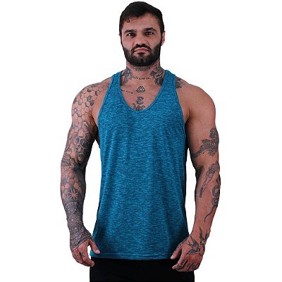 Regata Cavada Masculina MXD Conceito Nuno Azul