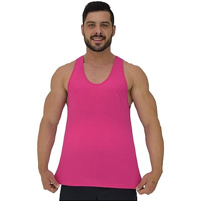 Regata Cavada Masculina MXD Conceito Rosa Pink