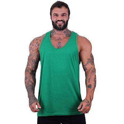 Regata Cavada Masculina MXD Conceito Verde Bandeira