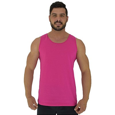 Regata Clássica Masculina MXD Conceito Rosa Pink