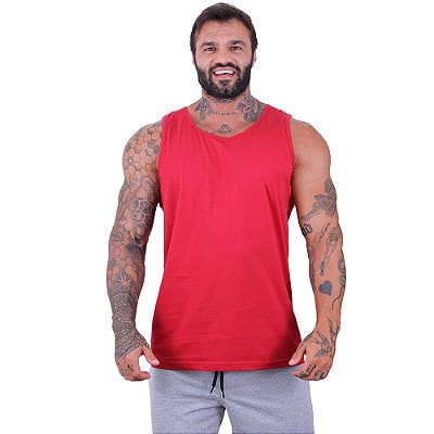 Regata Clássica Masculina MXD Conceito Vermelho