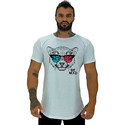 Camiseta Longline Masculina Manga Curta MXD Conceito Cheetah 3D