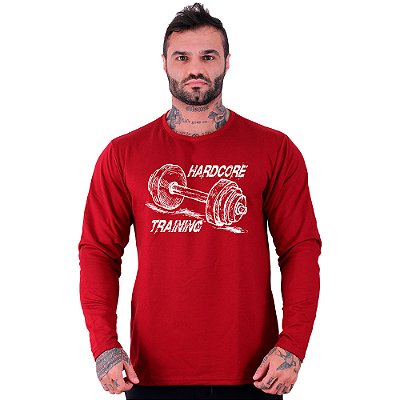 Camiseta Manga Longa Moletinho MXD Conceito HardCore Training