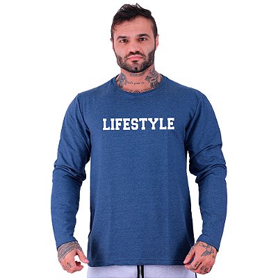Camiseta Manga Longa Moletinho MXD Conceito Lifestyle Estilo de Vida