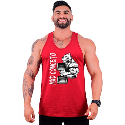 Regata Cavada Masculina MXD Conceito Pitbull Maromba