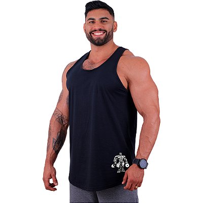 Regata Longline Masculina MXD Conceito Estampa Lateral Bodybulder