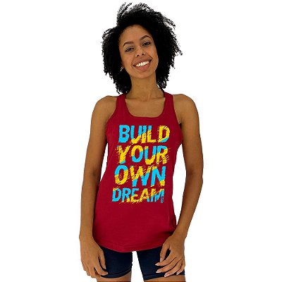 Regata Feminina Recorte Nadador MXD Conceito Build Your Own Dream