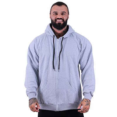 Jaqueta Moletom com Zíper Masculina MXD Conceito Mescla Tradicional