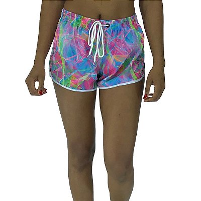Shortinho Feminino Poliéster Marphim Bright
