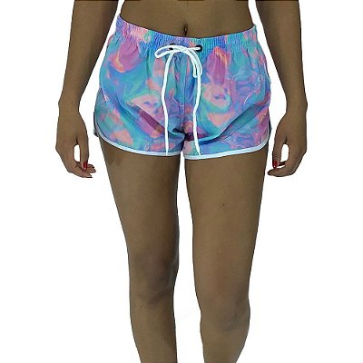 Shortinho Feminino Poliéster Marphim Fashion Dye