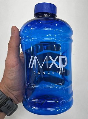 Galão de Água 1 Litro Academia MXD Conceito Azul