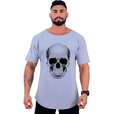 Camiseta Morcegão Masculina MXD Conceito Caveira Pontinhos