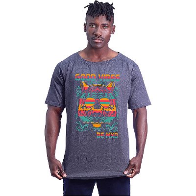 Camiseta Morcegão Masculina MXD Conceito Lion Good Vibes