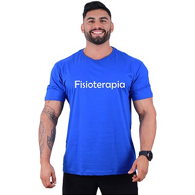 Camiseta Tradicional Estampa Universitária Faculdade Curso Fisioterapia