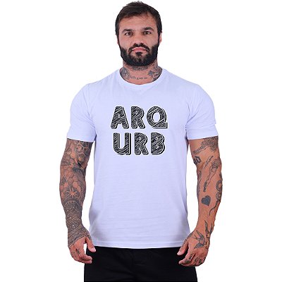 Camiseta Tradicional Estampa Universitária Faculdade Curso Arquitetura e Urbanismo