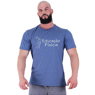 Camiseta Tradicional Estampa Universitária Faculdade Curso  Educação Física