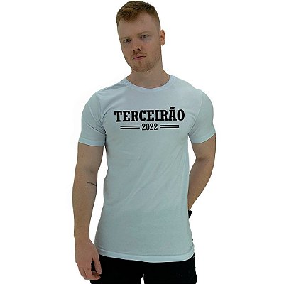 Camiseta Tradicional Estampa Universitária Faculdade Curso Terceirão