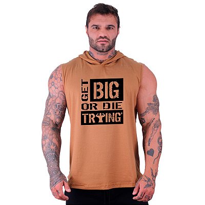 Regata Machão com Capuz Longline MXD Conceito Get Big Or Die Trying