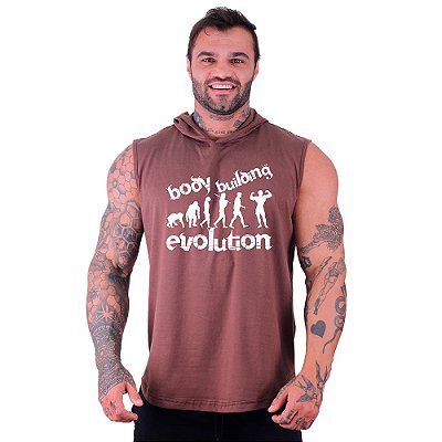 Regata Machão com Capuz Longline MXD Conceito Body Building Evolution