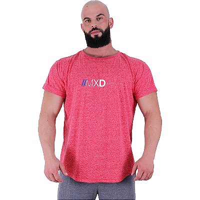 Camiseta Longline BENETTON Masculina MXD Conceito Vermelho Claro
