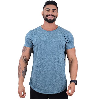 Camiseta Longline MOLINE Masculina MXD Conceito Mescla Azul