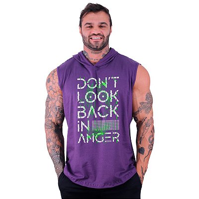Regata Machão com Capuz Longline MXD Conceito Don't Look Back In Anger