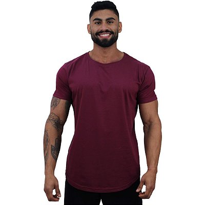 Camiseta Longline 100% Algodão Masculina MXD Conceito Bordo