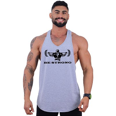 Regata Longline Super Cavada Masculina MXD Conceito Be Strong