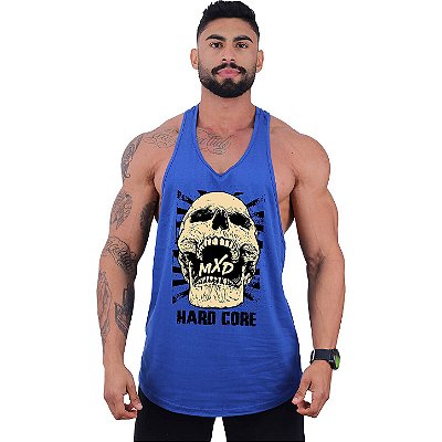Regata Longline Super Cavada Masculina MXD Conceito Caveira Hardcore